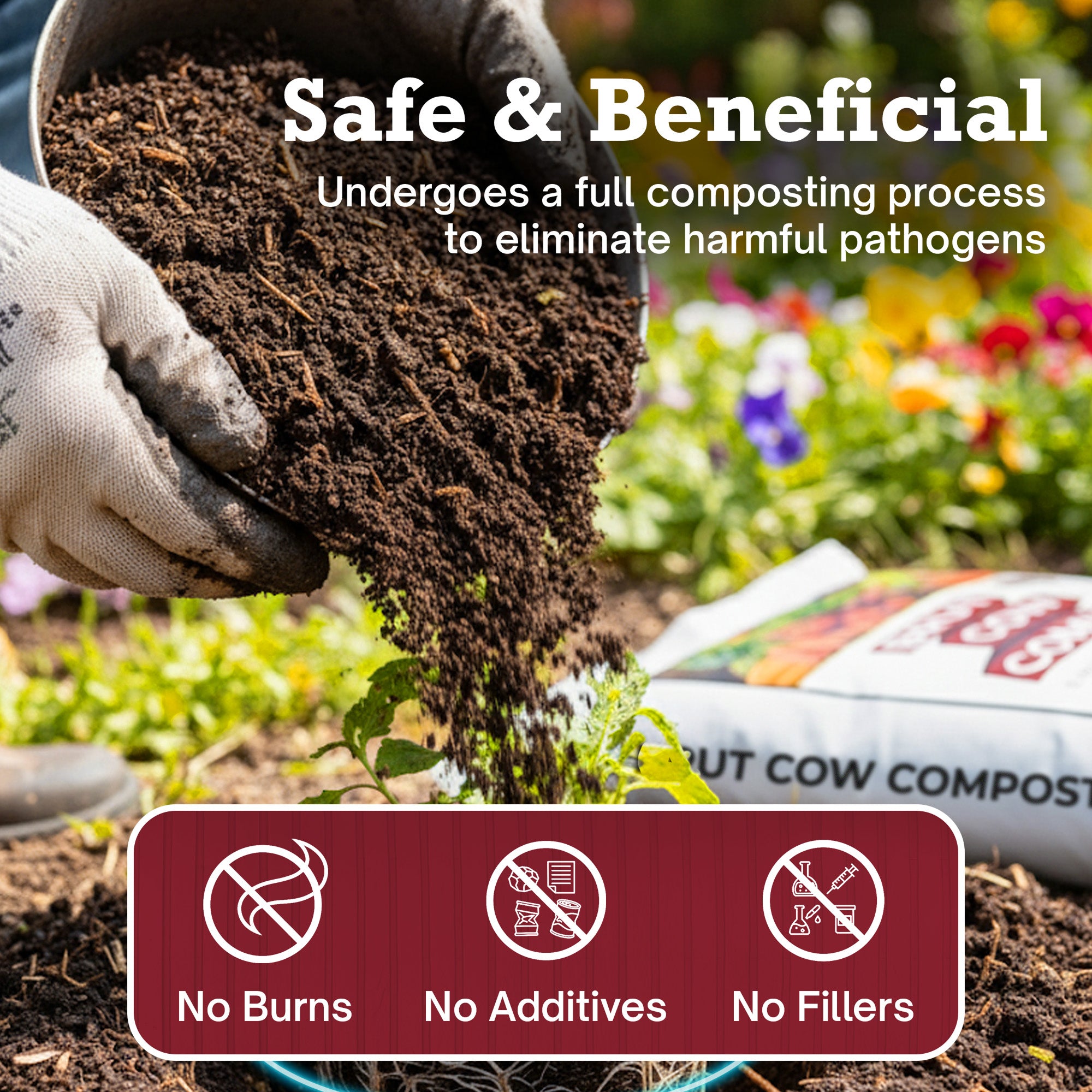 Cow Compost - 1 Cubic ft