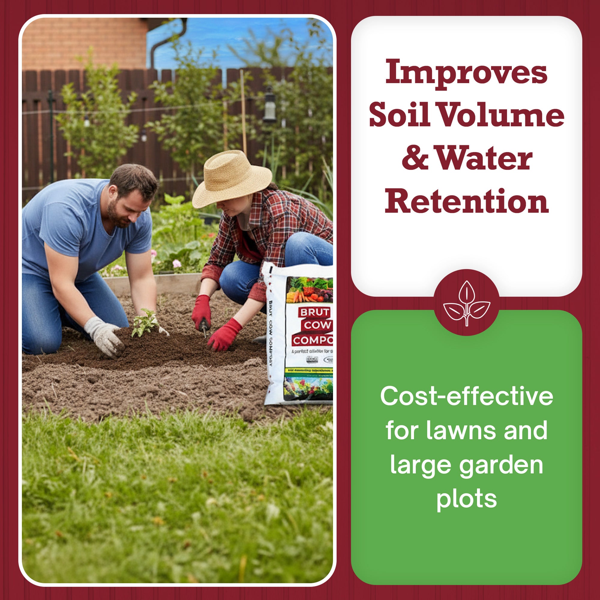 Cow Compost - 1 Cubic ft